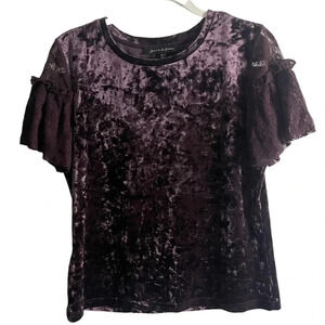Jasmine & Juliana Velvet Blouse